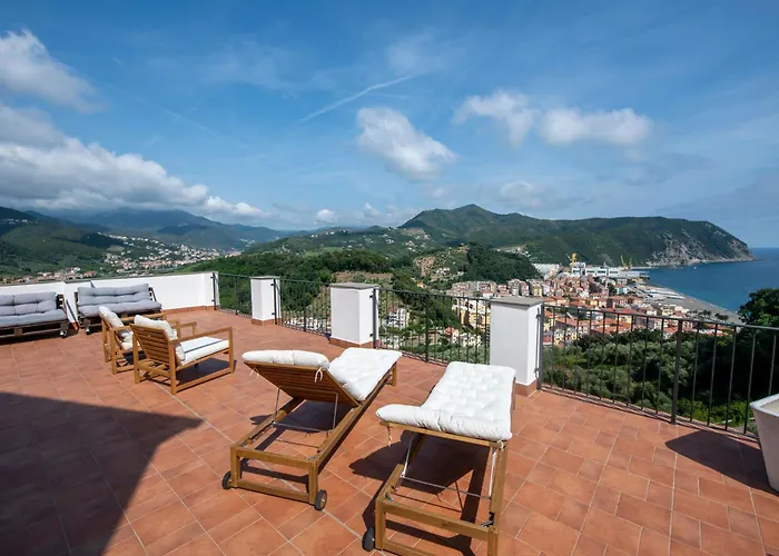 100b - Ginestra, Ampia Terrazza 120m2 Vista Mare, 3 Da Letto