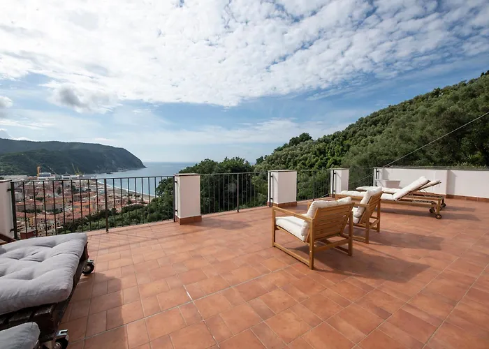 Villa 100b - Ginestra, Ampia Terrazza 120m2 Vista Mare, 3 Da Letto