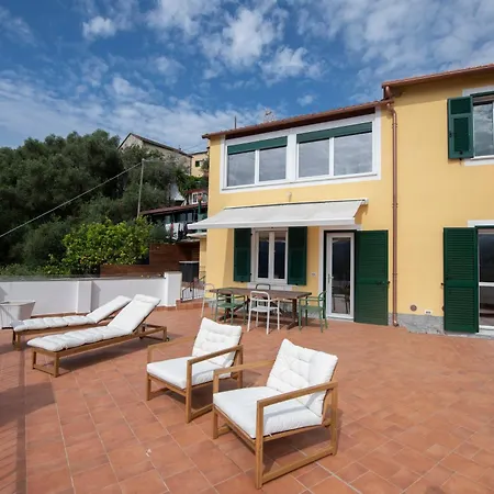 100b - Ginestra, Ampia Terrazza 120m2 Vista Mare, 3 Da Letto Σέστρι Λεβάντε