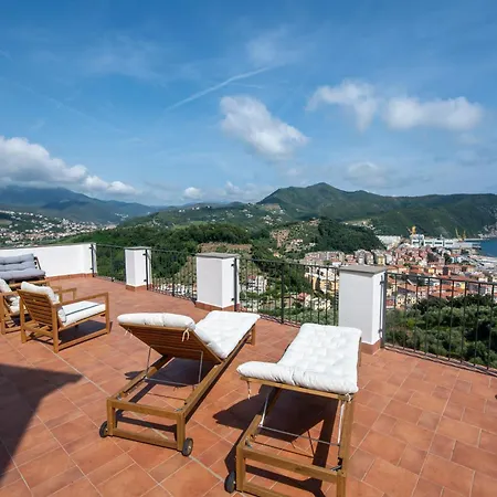 100b - Ginestra, Ampia Terrazza 120m2 Vista Mare, 3 Da Letto